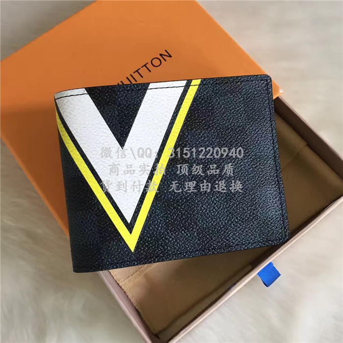 顶级高仿包包LV钱包 N64010 Slender钱夹高仿奢侈品