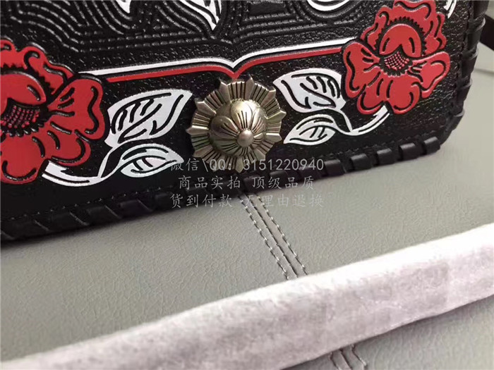 高仿包包缪缪miumiu单肩包 5BD035 新款印花设计边编织单肩包高仿奢侈品