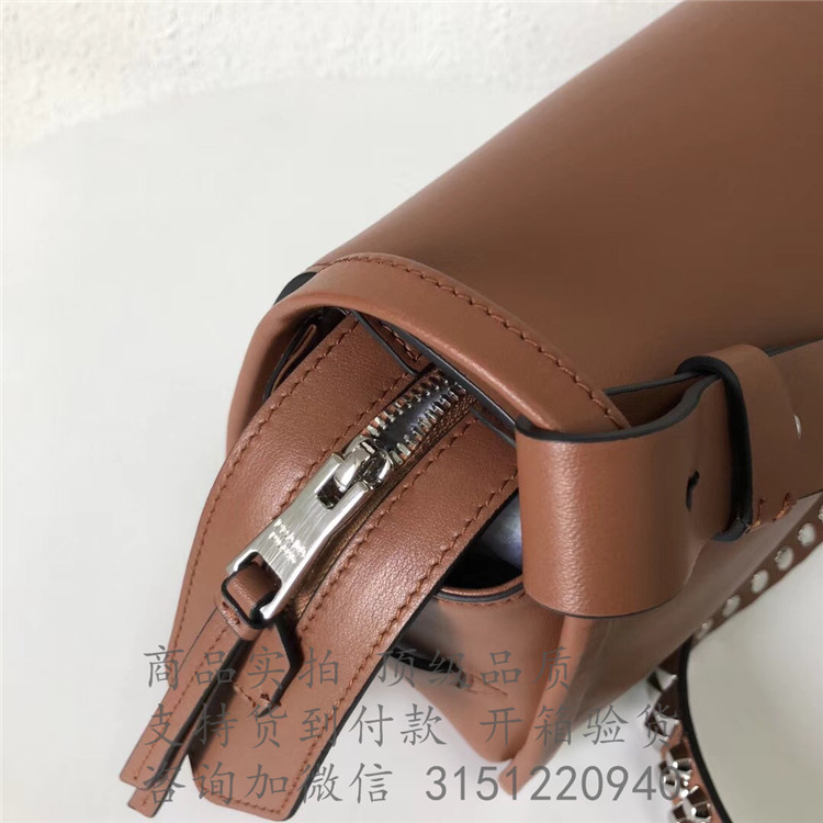 Prada斜跨单肩包 1BD123咖啡色 普拉达 Concept 小牛皮手袋