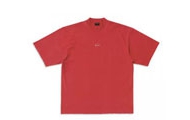 BALENCIAGA/巴黎世家 男士红色 JE T'AIME大号版型T恤 744439TOVM75871