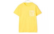 LOEWE/罗意威 黄色 棉质 Anagram 假口袋 T恤 H526Y22X25