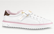 LV 1AB18O 女士粉色拼白色 TIME OUT 运动鞋