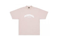 BALENCIAGA/巴黎世家 女士浅粉色 BACK FLIP 中号版型 T恤 764235TPVF95708
