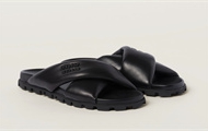 MIUMIU 5XX599 女士黑色 拖鞋式凉鞋