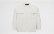 PRADA SC556 男士粉笔白 细条灯芯绒衬衫