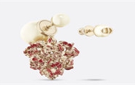 DIOR E2901WOMLQ 女士红色 Dior Tribales 耳环