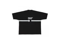 BALENCIAGA/巴黎世家 黑色 360 OVERSIZED 圆筒 T恤 720501TNVD51070