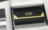 PRADA/普拉达 1MH840 黑色 短款翻盖钱夹