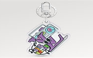 LV MP3456 男士紫色 MNG COMICS 包饰与钥匙扣