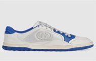 GUCCI 749896 男士蓝色拼米白色 MAC80 运动鞋