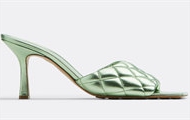 BOTTEGA VENETA 592015V27M03505 女士淡绿色 Padded 穆勒鞋
