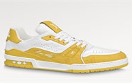 LV 1ABOI6 男士黄色 LV TRAINER 运动鞋