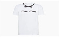 MIUMIU MJN308 女士白色 棉质 T恤