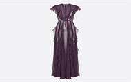 DIOR 311L15A6602 女士紫色 DIOR DREAM 长款连衣裙