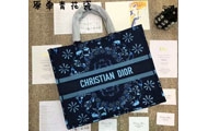 迪奥/Dior  DIOR这种合作艺术复古购物袋 蓝色
