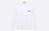 DIOR 313C545A1581 男士白色 衬衫