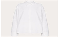 VALENTINO BAB5L25DN001 女士亮白色 棉质府绸衬衫