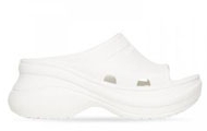 BALENCIAGA/巴黎世家 女士白色 POOL CROCS 拖鞋式凉鞋 677389W1S8E9000
