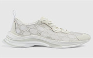 GUCCI 758088 女士白色 Gucci Run GG 水晶运动鞋