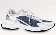  LV 1ABHQL 女士蓝色拼白色 RUN 55 运动鞋