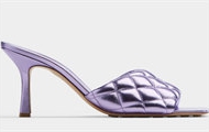 BOTTEGA VENETA 592015V27M05119 女士紫藤色 Padded 穆勒鞋