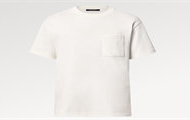 LV 1AFBA8 男士白色 棉质珠地 T恤