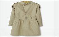 BURBERRY 80777891 女士猎户米 亚洲版型棉质 Trench 连衣裙