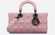 Dior/迪奥 复古粉色羊皮 LADY D-JOY 手袋 M0540BNGE