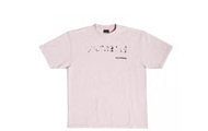 BALENCIAGA/巴黎世家 女士粉色 HAND DRAWN BALENCIAGA大号版型 T恤 641655TOVO53204