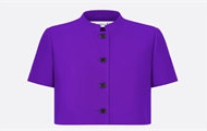 DIOR 341V16A1162 女士紫色 DIORIVIERA 短袖上衣