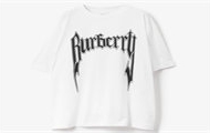 BERBURRY 80701351 男士白色 徽标印花棉质 T恤衫