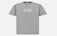 DIOR 343J696C0554 男士灰色 宽松版型 T恤