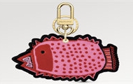 LV M01133 女士红色 LV x YK FISH 钥匙扣