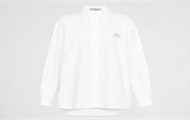 PRADA P497GR 女士白色 刺绣 Oxford 棉质衬衫