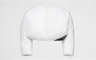 PRADA SGC376 男士白色 棉质短款羽绒夹克