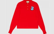 GUCCI/古驰 红色 中国新年系列羊毛 Polo衫 725691