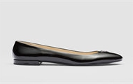 PRADA 1F200N 女士黑色 漆皮芭蕾平底鞋
