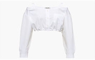 MIUMIU MK1738 女士白色 府绸衬衫