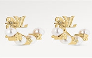 LV M01258 女士金色 MINIGRAM PEARLS 耳环