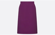 DIOR 411J43A1166 女士桑葚紫 喇叭形半身裙