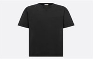 DIOR 313J696C0554 男士黑色 宽松版型 T恤