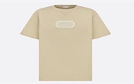 DIOR 343J696C0554 男士米色 宽松版型 T恤